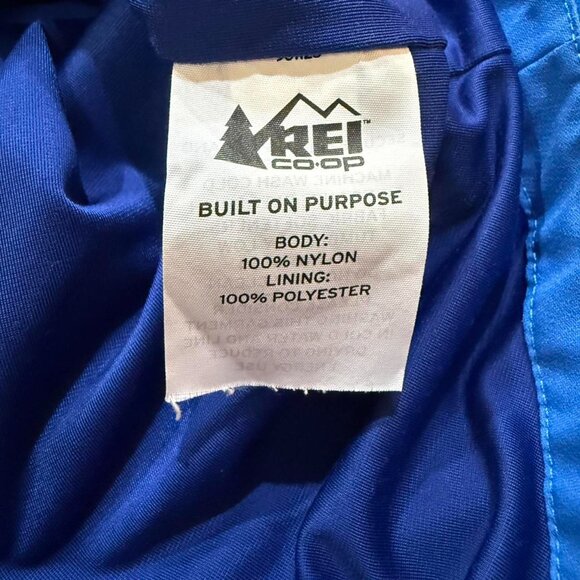 REI Girls Blue Waterproof Jacket - Size M (10-12) - Picture 6 of 7